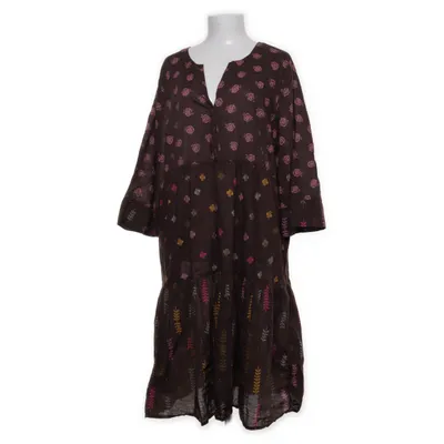 Klänning (Brun, Flerfärgad) från Gudrun Sjödén Ekologisk bomull