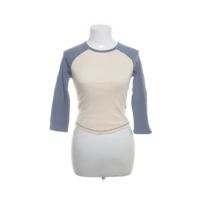 Lange mouwen shirt (Beige, Blauw) van Urban Outfitters Katoen