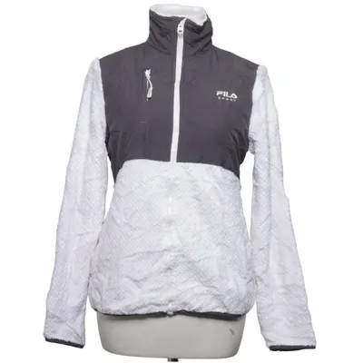 Fleecejacka (Vit, Svart) från Fila Pälsimitation, Polyester