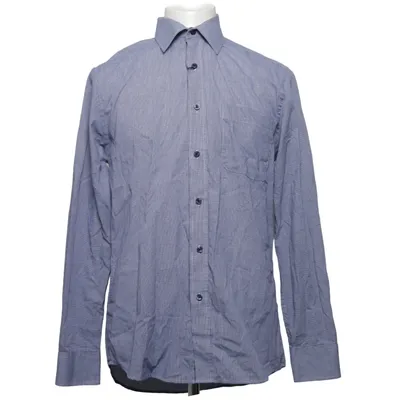Shirt (Blue, White) from Park Lane Cotton, Polyester