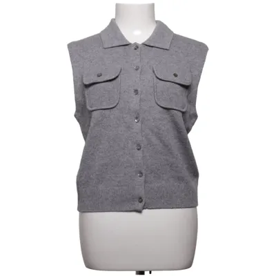 Väst (Grå) från Massimo Dutti Viskos, Ull