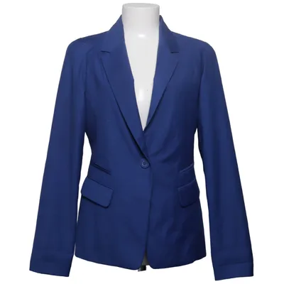 Blazer (Blue) from Bershka Polyester, Viscose