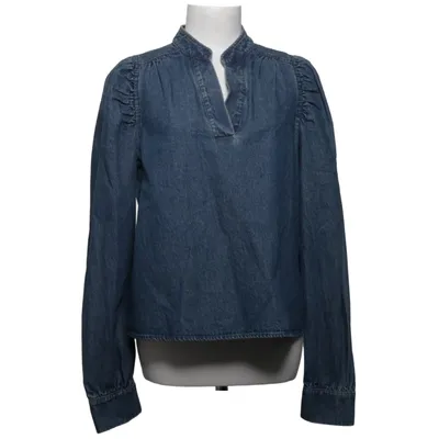 Bluse (Blå) fra Neo Noir Bomuld, Polyester