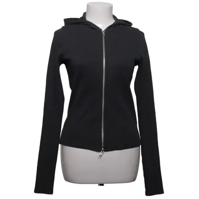 Hoodie (Cut Tight Zip Hoodie) from Weekday Cotton, Elastane