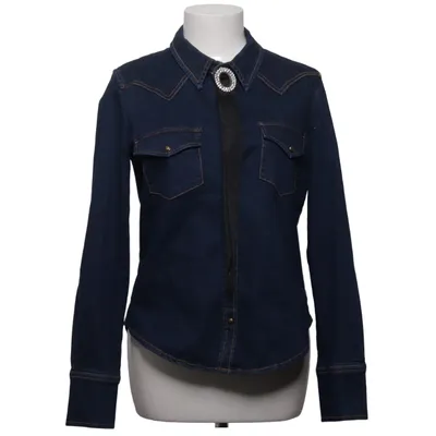 Denim shirt (Blue) from Zara Trafaluc Cotton, Elastane