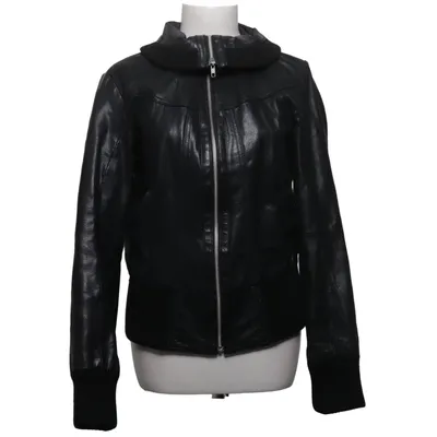 Lederjacke (Schwarz) von Vero Moda Leder, Polyester