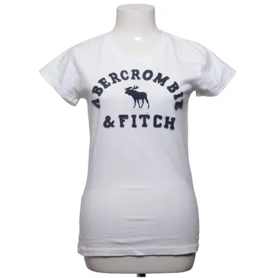 T-shirt (White) from Abercrombie & Fitch Cotton