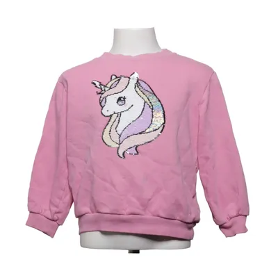 Sweatshirt (Pink, Flerfarvet) fra H&M Bomuld, Polyester