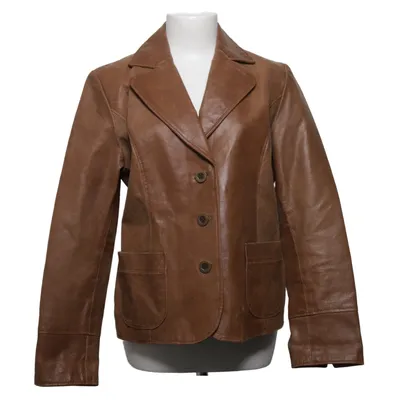 Blazer en cuir (Marron) de VISUAL