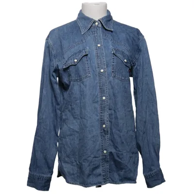 Denim blouse (Blauw) van Discipline Katoen