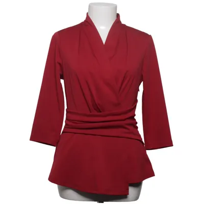 Top péplum (Rouge) de Grace Karin Élasthane, Polyester, Viscose