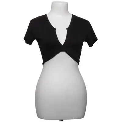 Crop Top (Schwarz) von Missguided Baumwolle, Polyester
