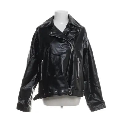 Bikerjacka (Svart) från New Roni Polyester, Polyuretan