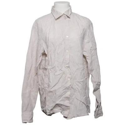 Shirt (Beige) van Uniqlo Linnen