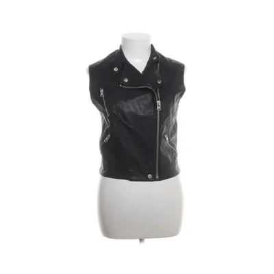 Bikervest (Sort) fra Saints & Mortals Polyurethan