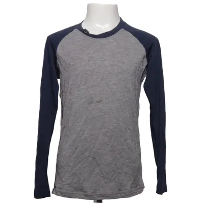 Honkball T-shirt (Grijs, Blauw) van Ulvang Lyocell, Merinowol