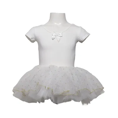 Dancewear (White, Gold) from My Fashion Cotton, Elastane