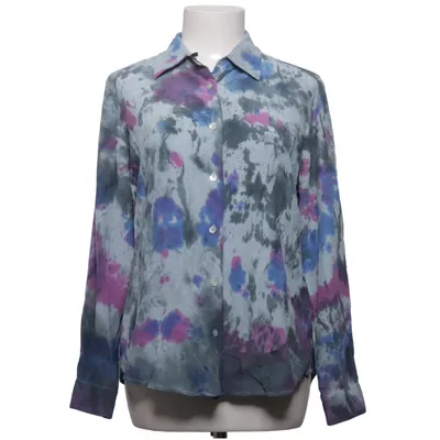 Blouse (Bleu, Violet, Multicolore) de SAND Soie