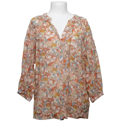 Blouse (Orange, Blue, Multicolored) from Gigue Cotton