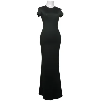 Maxi dress (Green) from Bershka Elastane, Polyamide