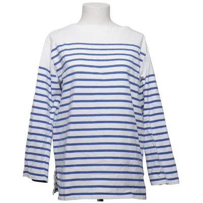 Långärmad t-shirt (Blå, Vit) från Uniqlo Bomull