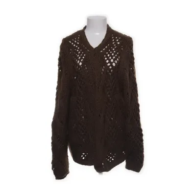 Cardigan (Brun) fra Sibin/Linnebjerg Akryl, Alpacauld, Polyamid