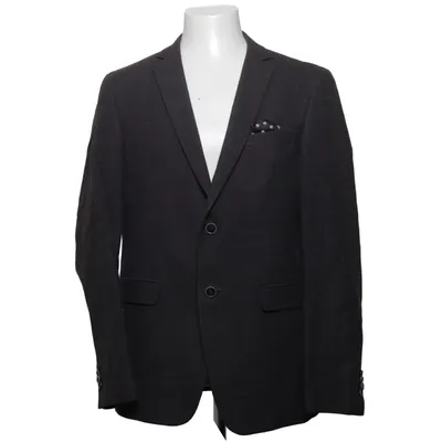 Blazer (Gris) de Angelico Coton, Lin, Laine