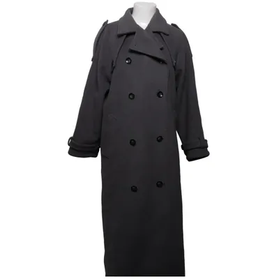 Manteau (Gris) de Meotine Élasthane, Polyester, Laine