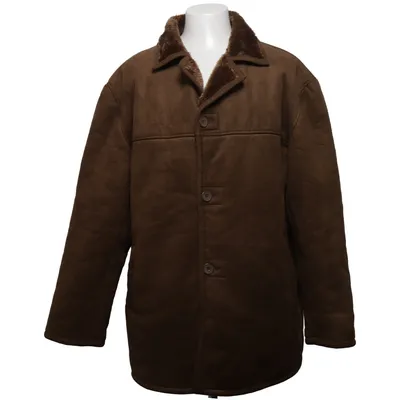 Veste en peau de mouton retournée (Marron) de Aviator Polyuréthane