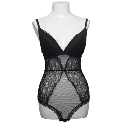 Body (Zwart) van H&M Katoen, Elastaan, Polyamide