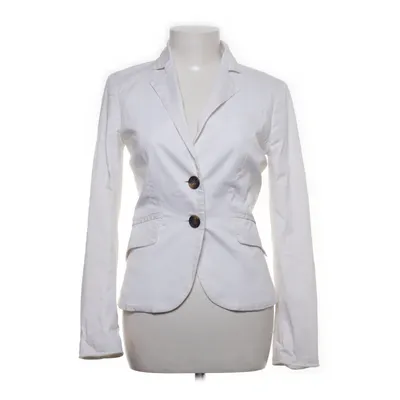 Kavaj (Vit) från Zara Basic Bomull, Elastan, Polyester