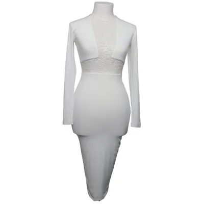 Robe longue (Blanc) de Nookie Élasthane, Polyamide, Polyester