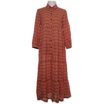 Robe chemise (Rouge, Jaune, Multicolore) de Thinking Mu Coton