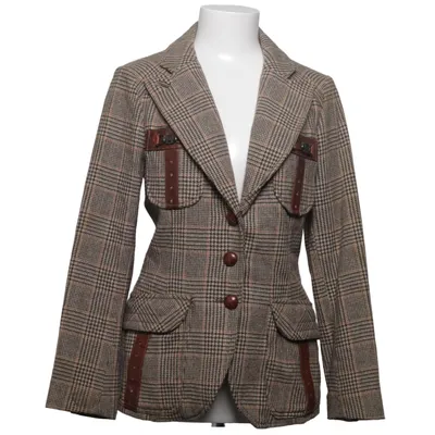 Blazer (Brun, Flerfarvet) fra Replay Acetat, Viscose