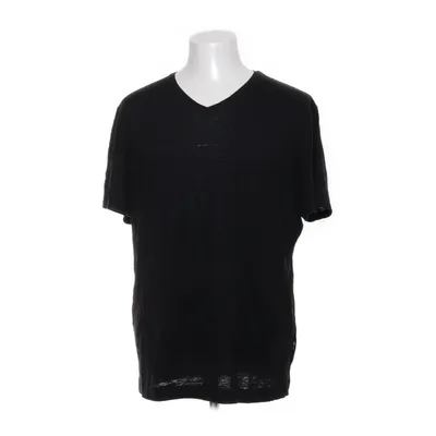 T-shirt (Zwart) van Olymp Elastaan, Linnen