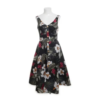 Klänning (Svart, Flerfärgad) från Hell Bunny Bomull, Elastan