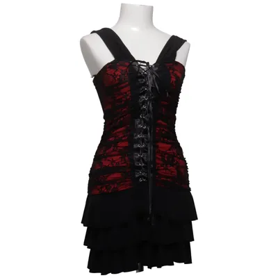 Jurk (Zwart, Rood, Meerkleurig) van Progress Elastaan, Polyester