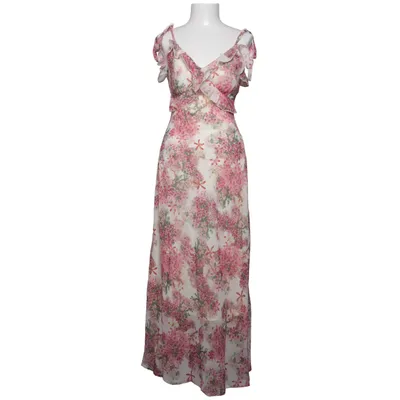Jurk (Roze, Wit, Meerkleurig) van Rihoas Polyester