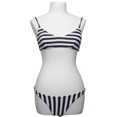 Bikini (Blå, Hvid) fra Watercult Elastan, Polyamid