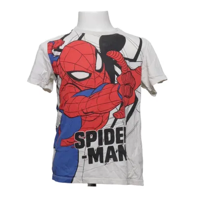 T-shirt (Weiß, Rot, Blau) von Marvel Spiderman Baumwolle