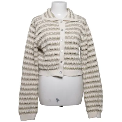 Cardigan (Beige, Wit) van LeGer Katoen, Polyester