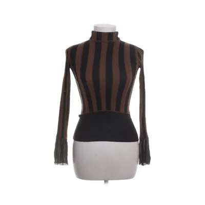 Topp (Brun, Svart) från Jean Paul Gaultier for Lindex Ull, Silke