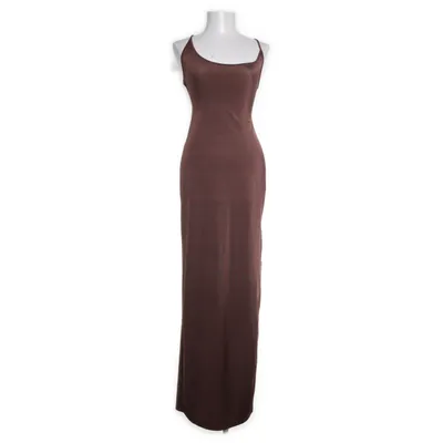 Maxikjole (Brun) fra Shein Elastan, Polyester