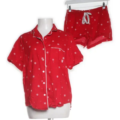 Pyjamas (Röd, Vit) från Victoria's Secret Bomull, Modal