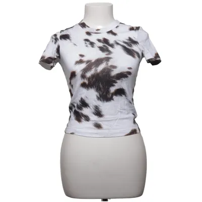 T-shirt (Wit, Bruin) van Weekday