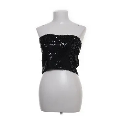 Tubtopp (Svart, Silverfärgad) från Influence Bomull, Polyuretan