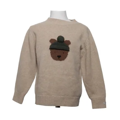 Sweater (Beige) from Donsje Merino wool