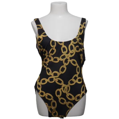 Swimsuit (Black, Gold) from Iconic Elastane, Polyester