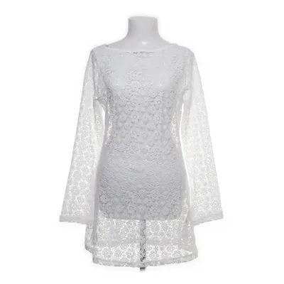 Jurk (Crochet Wide Sleeve Mini Dress) van NA-KD Polyester