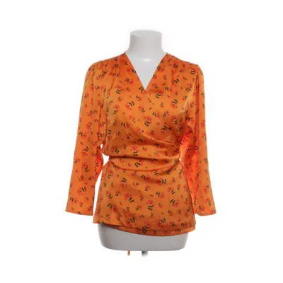 Slå-om bluse (Orange, Rød, Grøn) fra Rodebjer Polyester